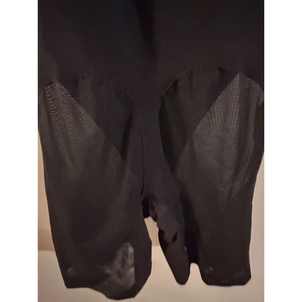 Shapellx PowerConceal Full Body Tummy Control Shapewear Bodysuit Black Small NWT